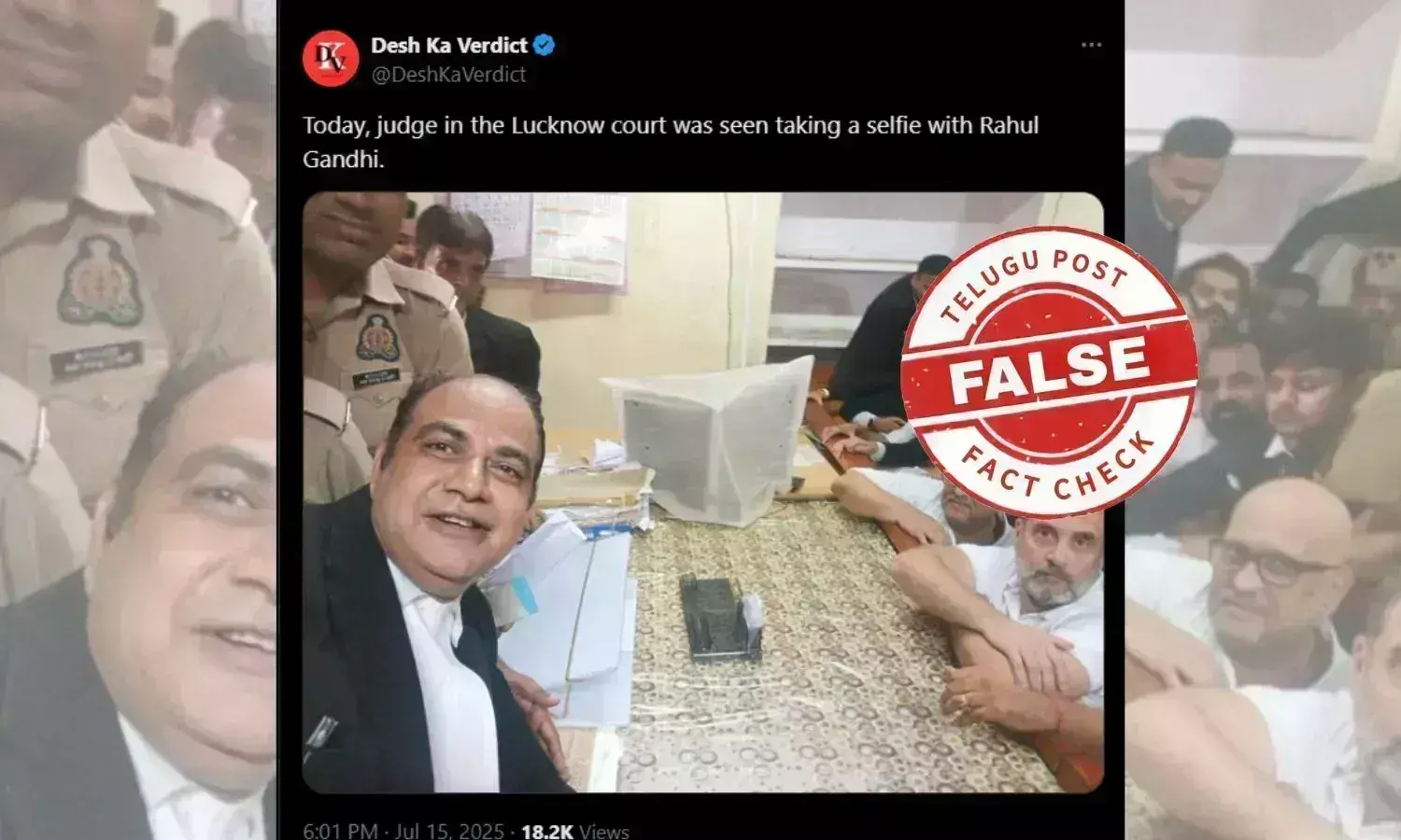 RAHUL GANDHI DEFAMATION LUKHNOW COURT BHARAT JHODO