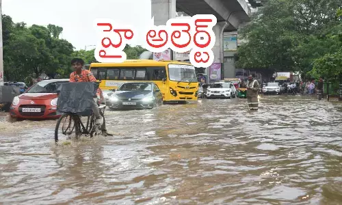 meteorological department,  heavy rain, alert, hyderabad