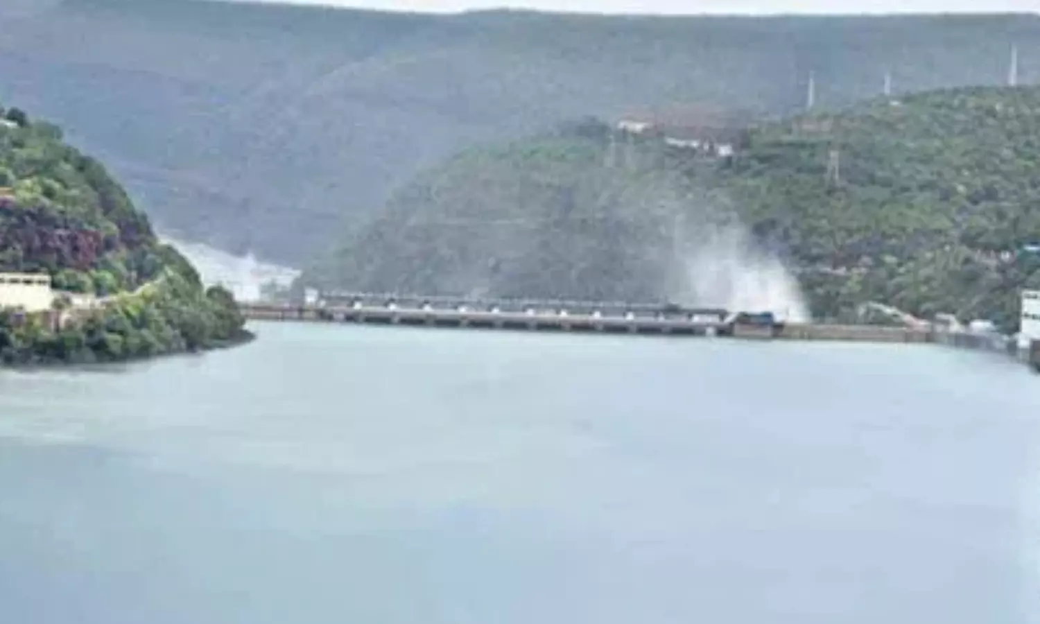 flood water,  reaching,  tourists, srisailam