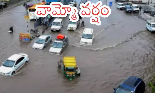 heavy rain, falling, flooded, hyderabad