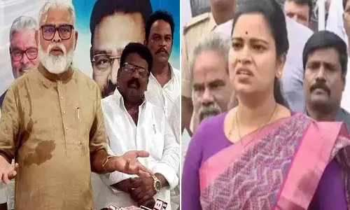 vidadala rajani,  ambati rambabu, appear,  sattenapalli police
