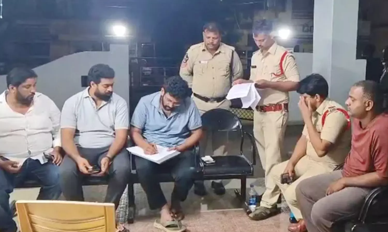 jakkampudi raja, former mla, police, house arrest