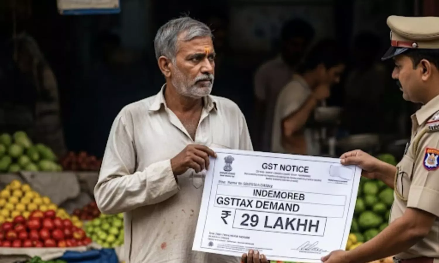 కట్టాల్సిందే.. కూరగాయల వ్యాపారికి 29 లక్షల జీఎస్టీ