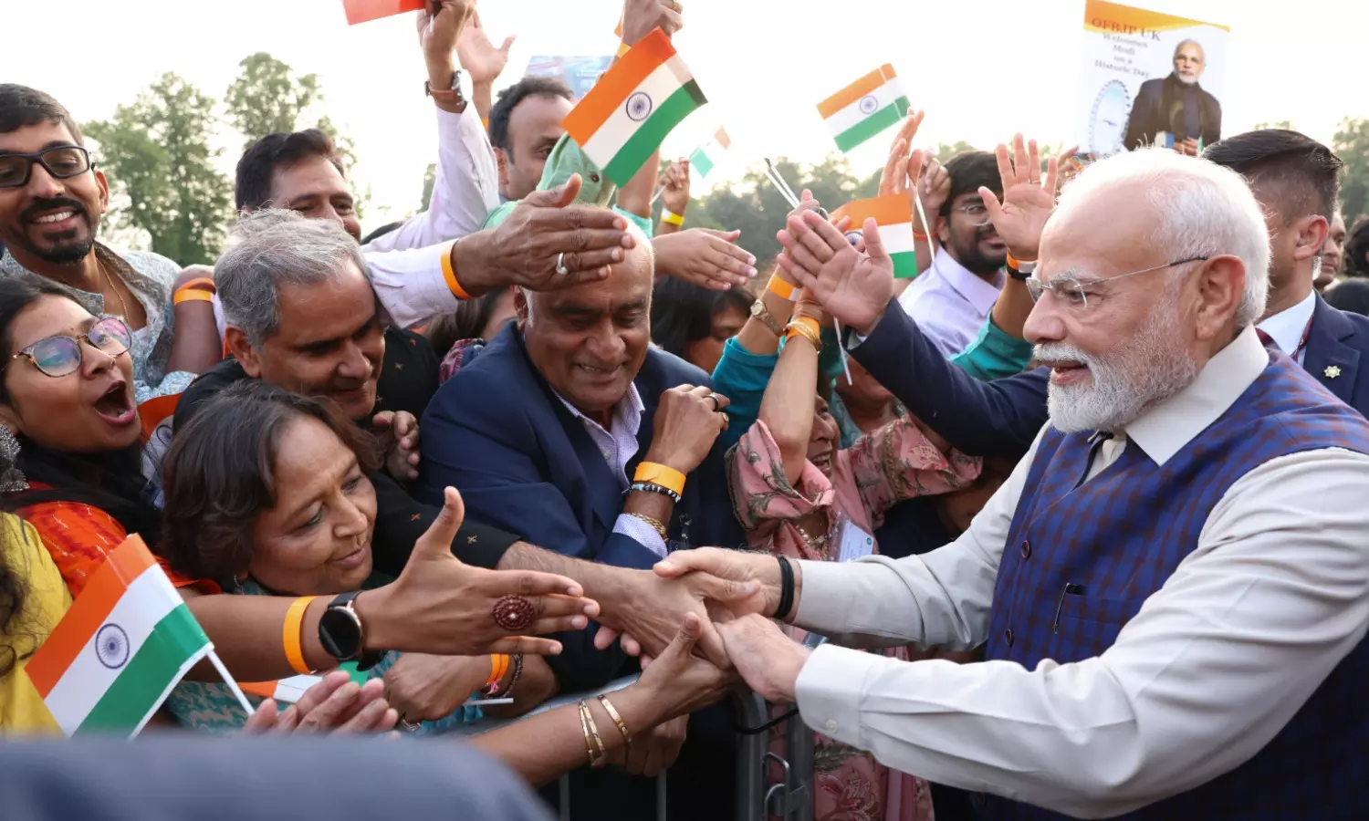 narendra modi, prime minister, grand welcome, britain