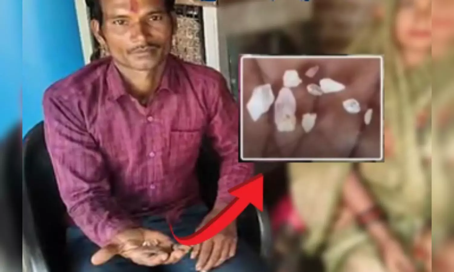 కూలీకి దొరికిన 8 వజ్రాలు