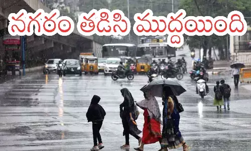 heavy rain,  falling, soaked, hyderabad