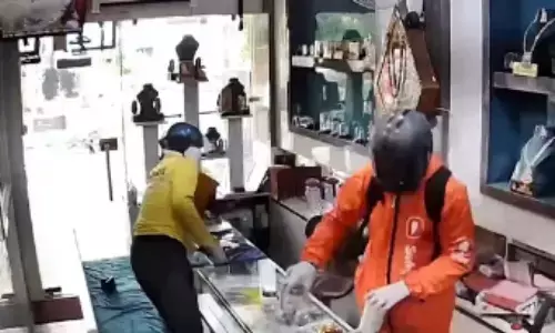 డెలివరీ బాయ్స్ గా వచ్చారు.. దోచేశారు