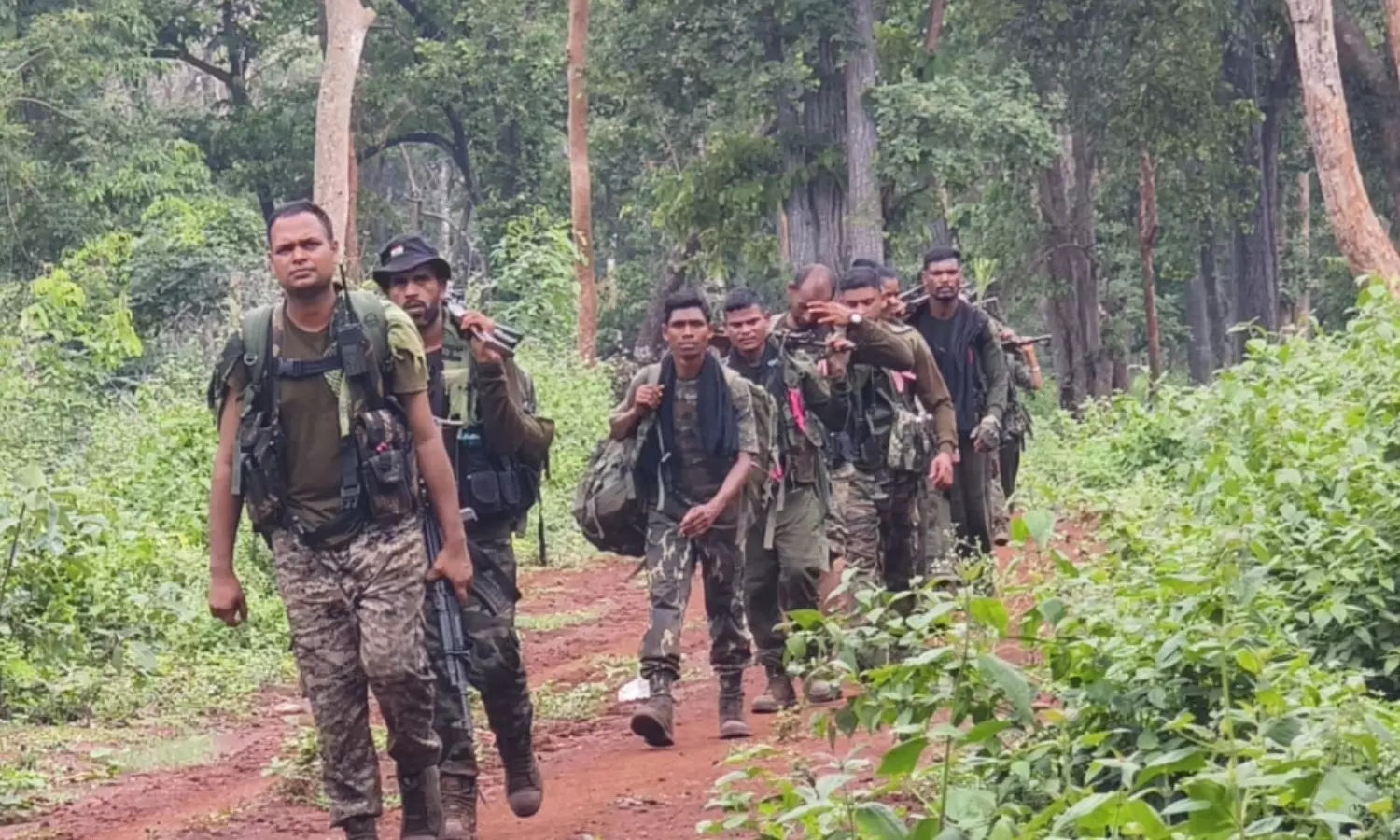 encounter took place in alluri seetharamaraju district of andhra pradesh. six maoists were died