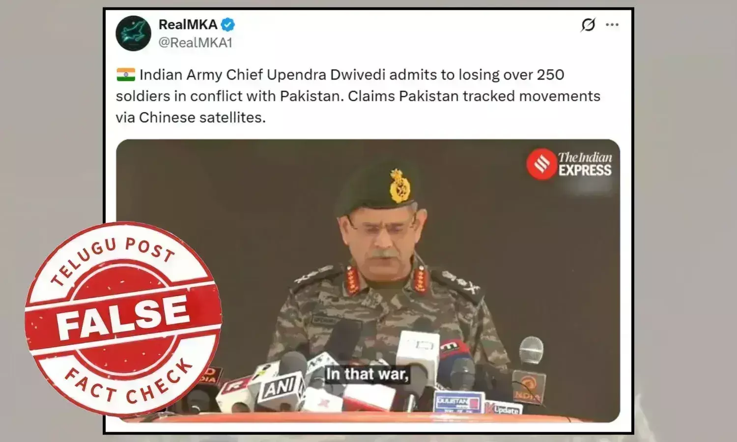 Indian army general