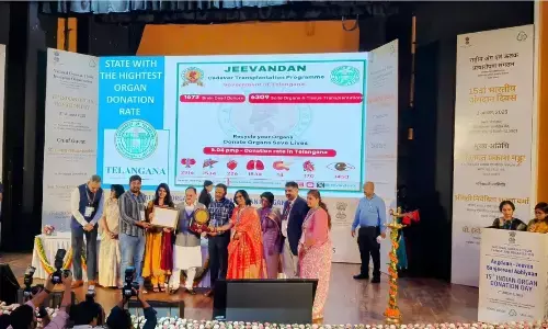 అవయవదానంలో తెలంగాణ నెంబర్ 1