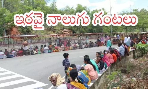 rush of devotees, continues in tirumala.today,  being saturday and sri krishnashtami , darsan time today in tirumala