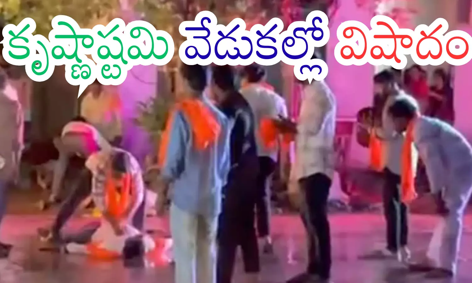 five people died,  procession chariot hit an electric wire, sri krishna janmashtami, hyderabad