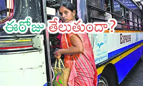 free bus travel, women,  good response, andhra pradesh