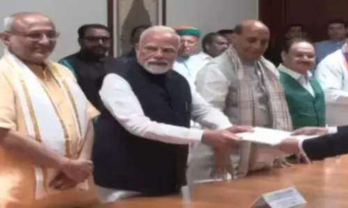 cp radhakrishnan,  filed his nomination, vice presidential candidate, india