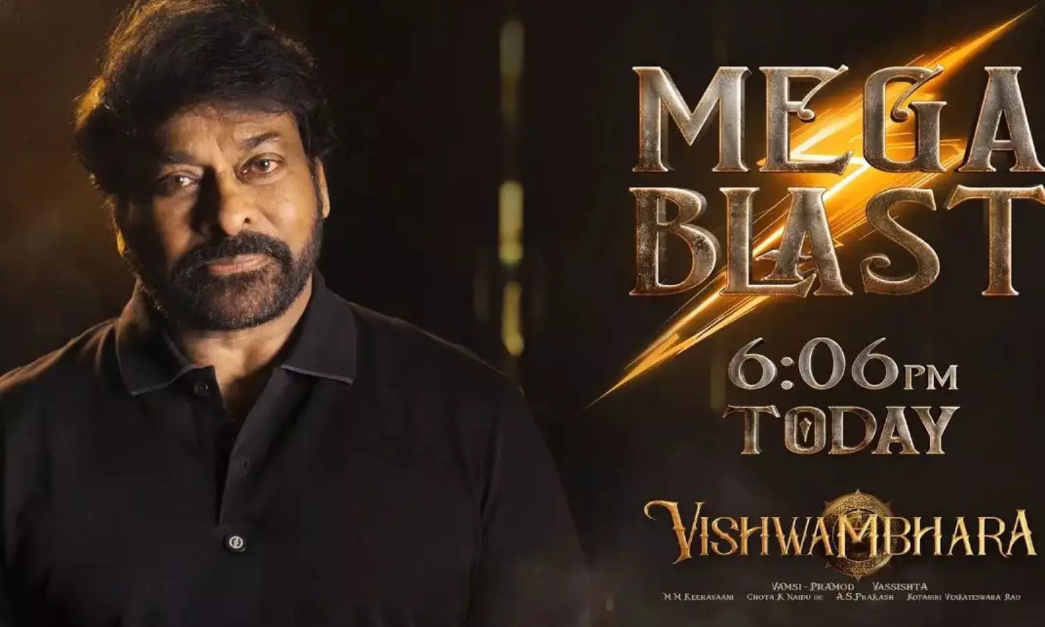 megastar chiranjeevi,  gave a mega update,  movie vishwambhara, teaser today