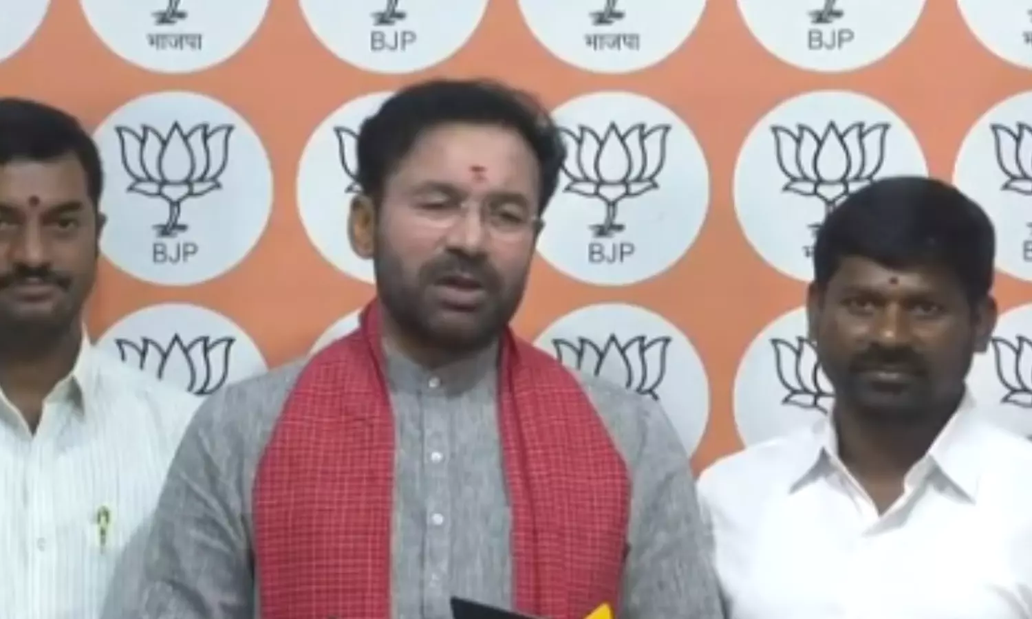 union minister kishan reddy, bjp, brss support vice presidential election