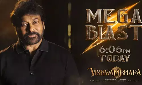 megastar chiranjeevi,  gave a mega update,  movie vishwambhara, teaser today