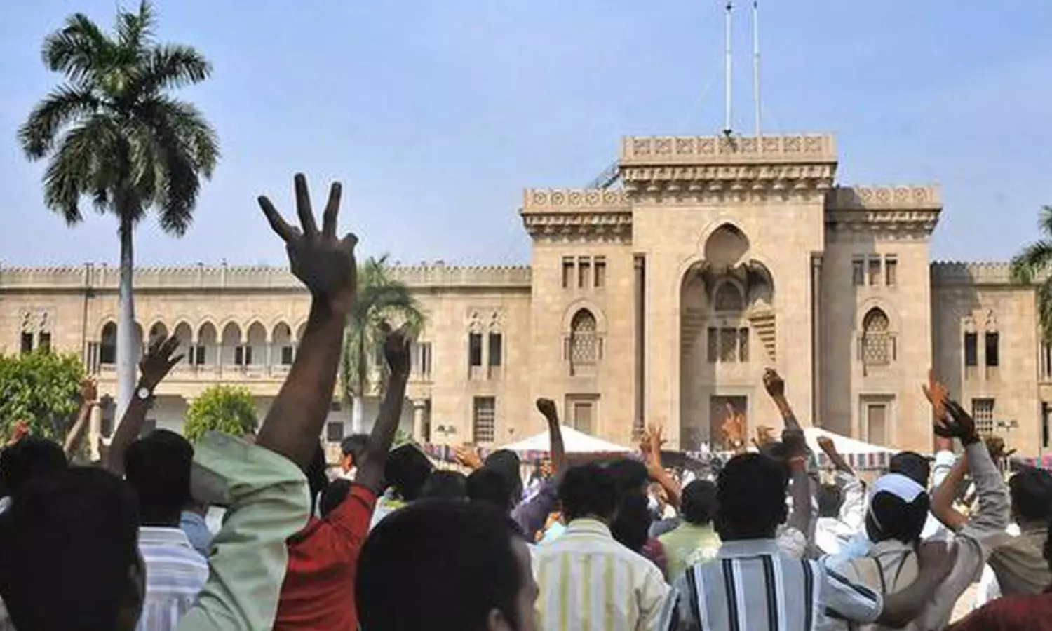 tension, osmania university, telangana bandh,  hyderabad