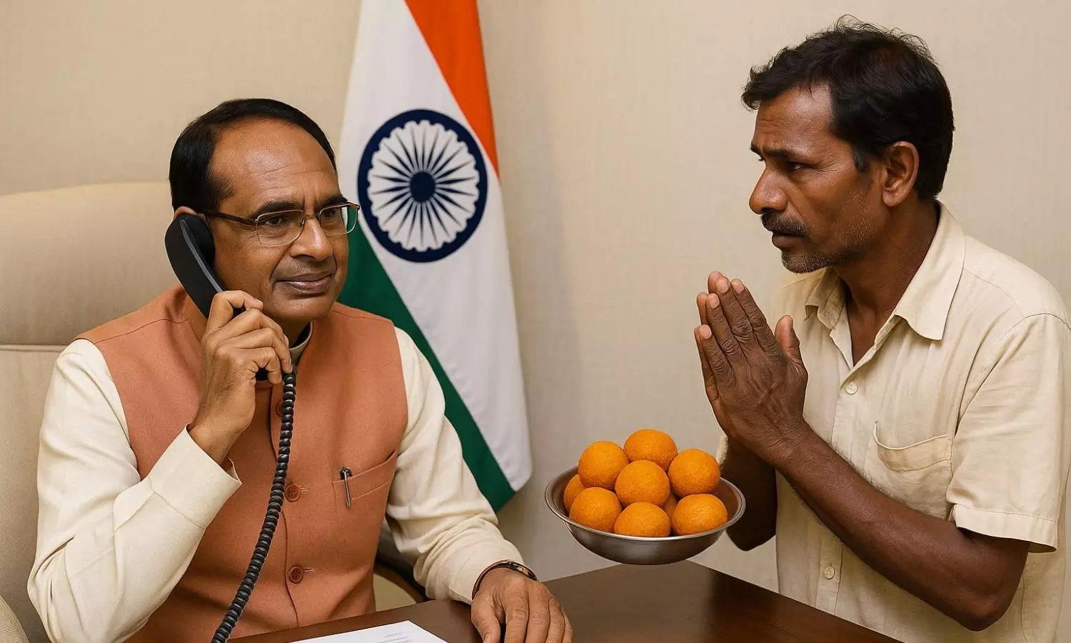 లడ్డూ కావాలంటూ సీఎంకు రిక్వెస్ట్