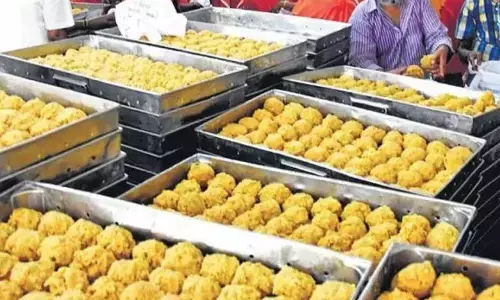 laddu sales, record high,  large number of devotees, tirumala