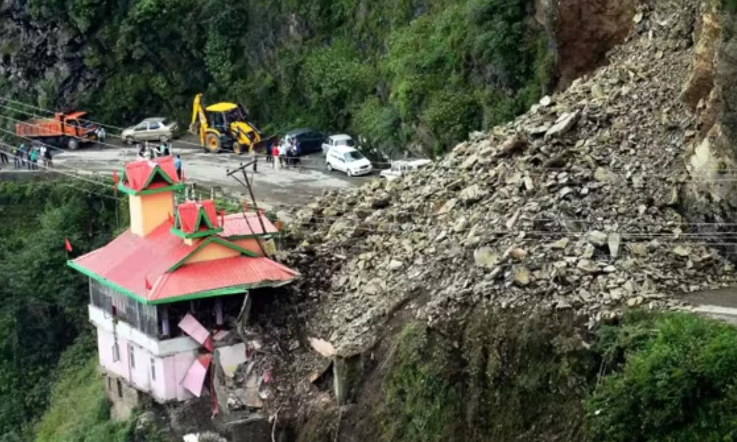 heavy rains, five people died, jammu and kashmir