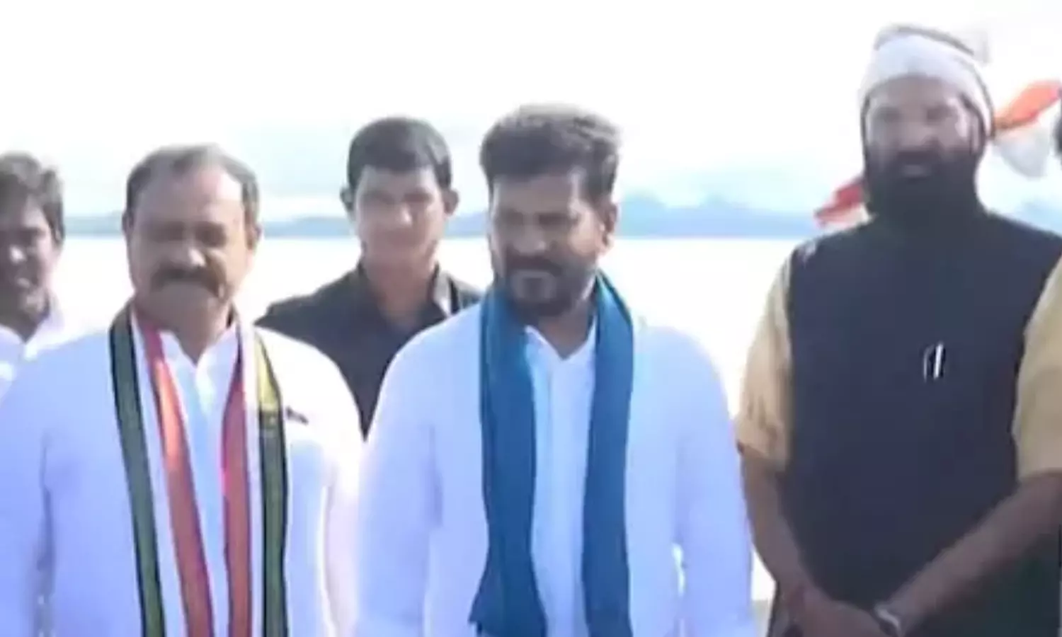 revanth reddy, chief minister, visited the flood affected areas, telangana