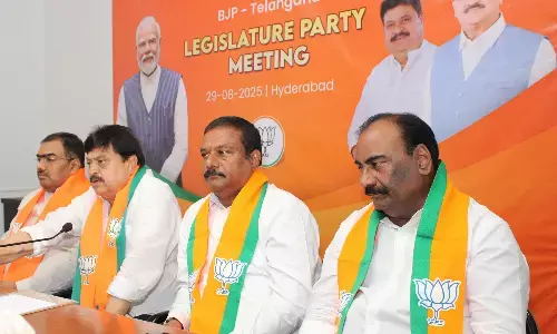 bjp legislature party meeting, strategies to be followed in the assembly sessions,  bjp, telangana