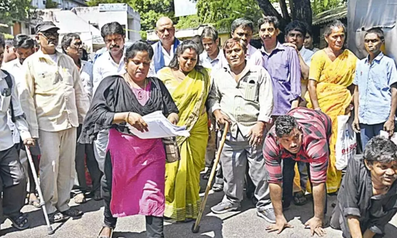andhra pradesh government, good news to the disabled,  received notices will be given pensions, andhra pradesh