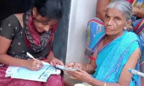 pension distribution,  program begins today, alliance government,  andhra pradesh