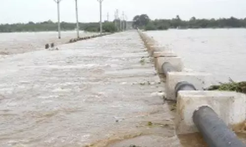 munneru vagu, jaggayyapet-khammam,  flood level, andhra pradesh