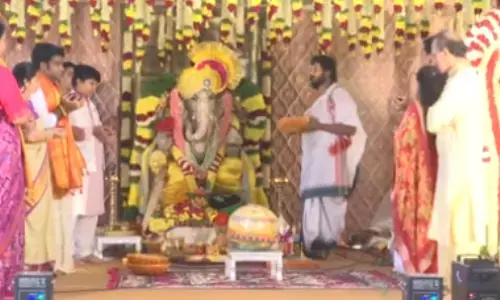 price of ganesh laddu, reached a record high,  kondapalli ganesh from khammam district, hyderabads myhome bhuja