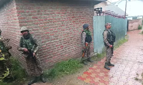 terrorist was killed, an encounter between terrorists and security forces , ammu and kashmir, kulgam district