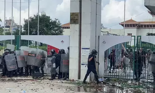 protests against social media ban, nine people killed, police firing, nepal