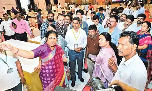 national conference of women empowerment, tirupati from today., two days conference, lok sabha speaker om nirla