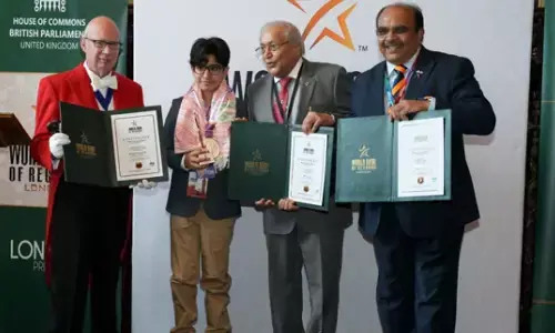 nara lokeshs son nara devansh, received a rare reward,  he has set a world record in chess, andhra pradesh