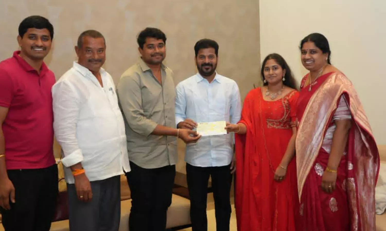 miryalaguda mla bathula lakshma reddy, donates two crore rupees, to chief ministers relief fund, telangana