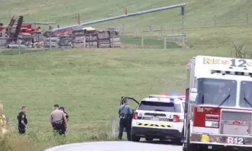 there has been another shooting in america, three police officers were killed, pennsylvania, america