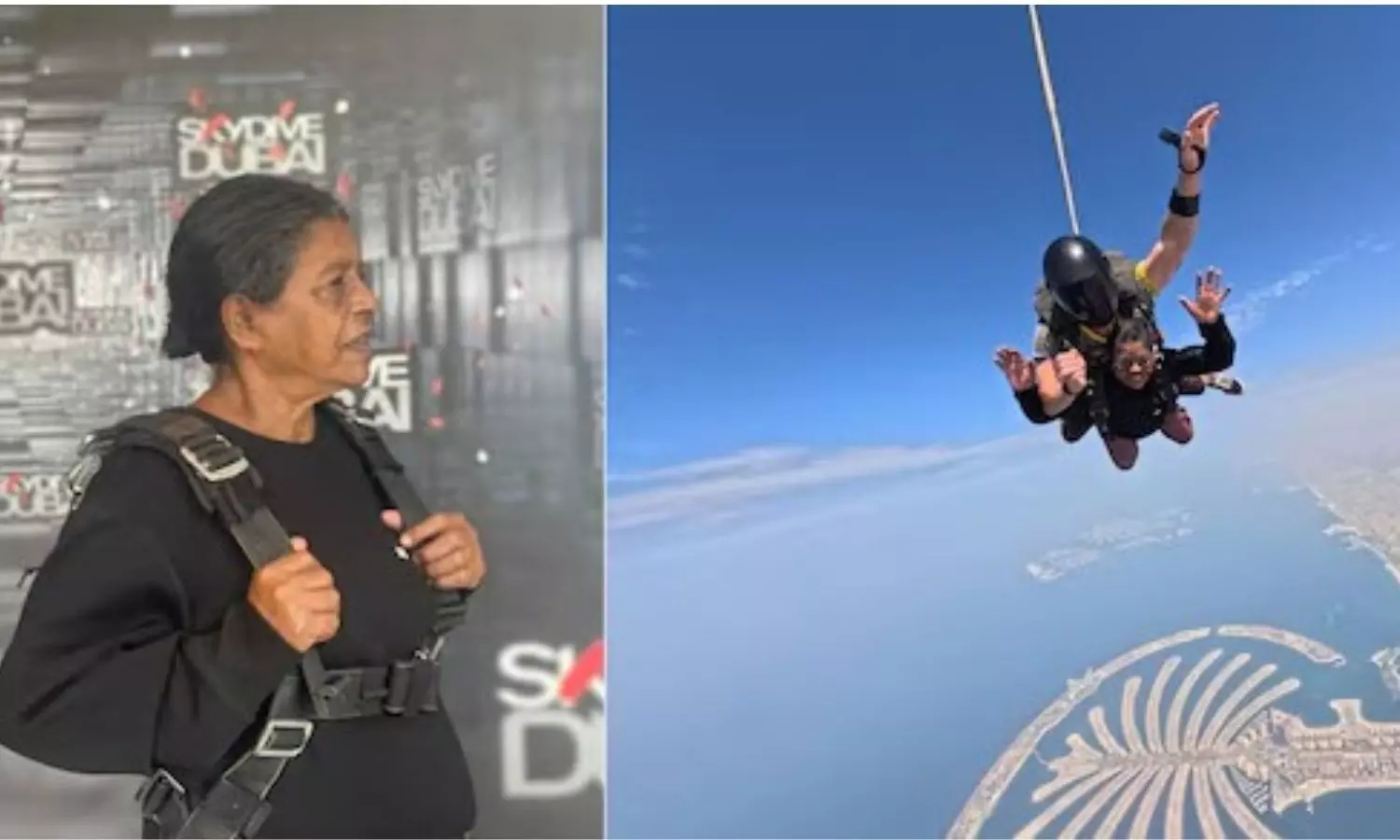 ఆకాశం నుండి దూకేసింది 71 ఏళ్ల వయసులో.. అంతరిక్షంలోకి వెళ్లాలని ఉందట!!