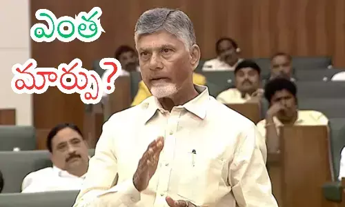 Chandrababu Naidu addressing media while praising BJP leadership.