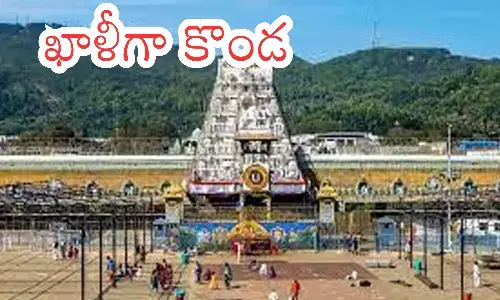 crowd of devotees has reduced,  sharanavaratri festival has begun,  one comparment, today darsan time in tirumala