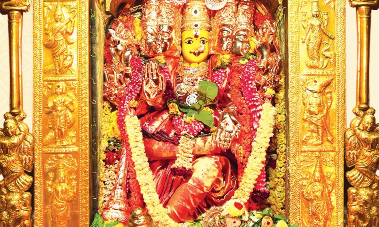 goddess durga at indrakiladri in vijayawada