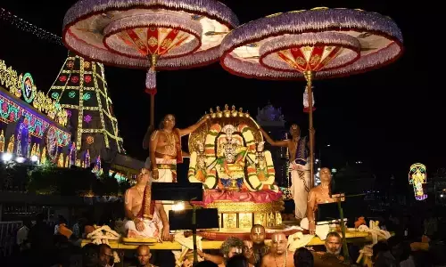 srivari aalikatla brahmotsavams, peda sesha vahanam, tirumala, andhra pradesh