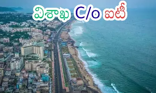view of Visakhapatnam city highlighting its rise as a new IT hub in Andhra Pradesh.
