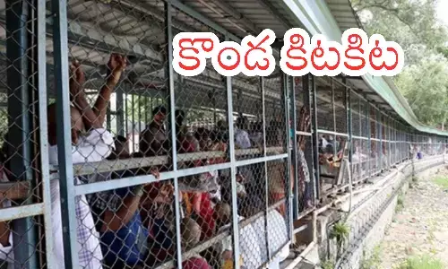 crowd of devotees, today is sunday, more devotees have flocked, garuda vahana seva, today darsan time in tirumala