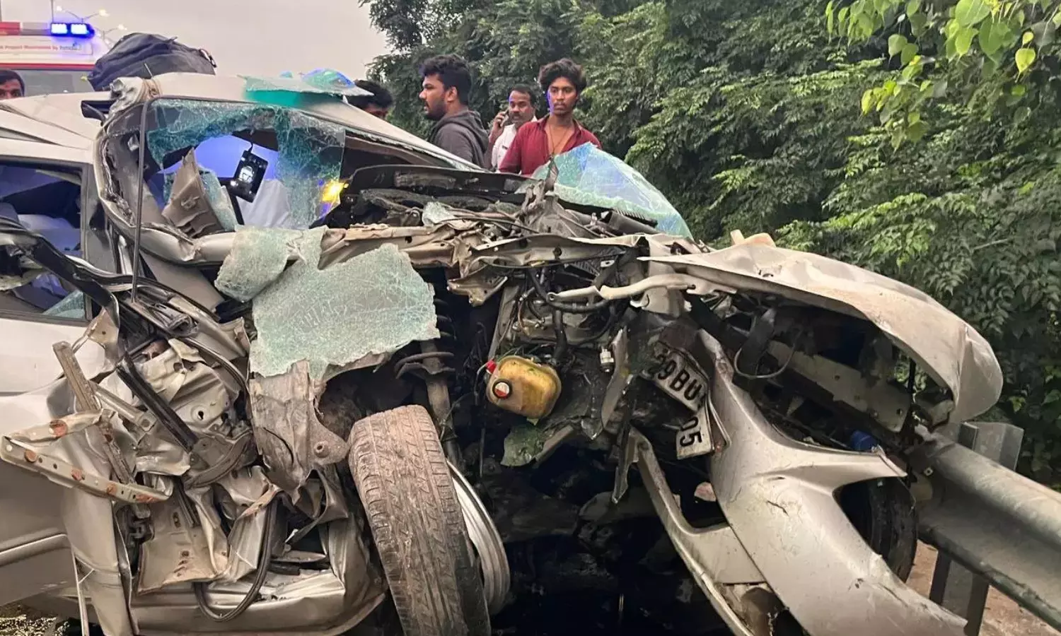 road accident, outer ring road, shamshabad, hyderabad road accident, outer ring road, shamshabad, hyderabad