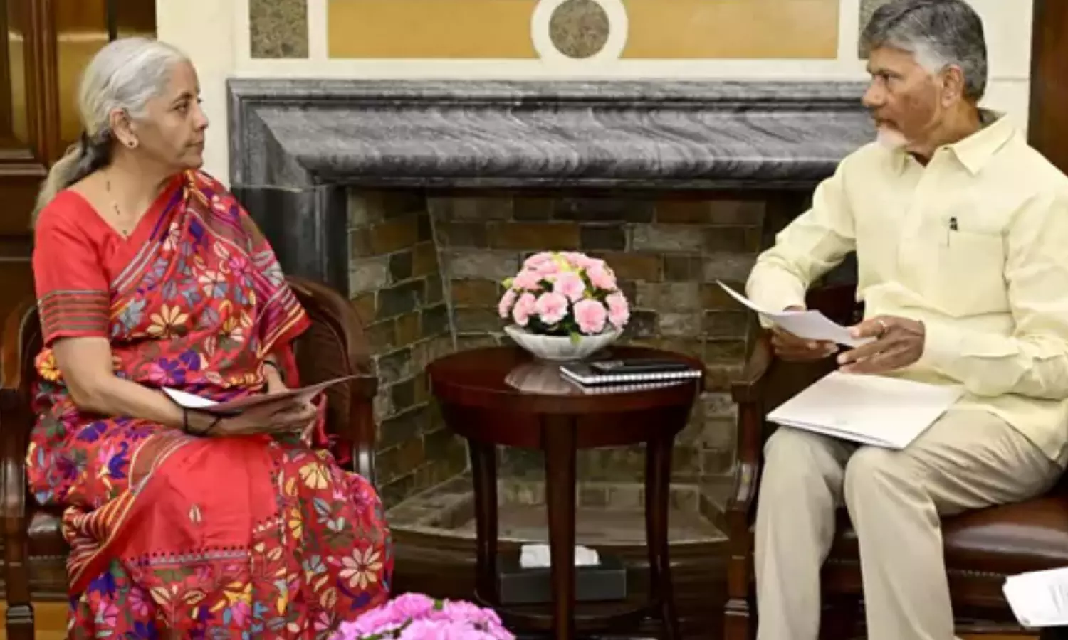 andhra pradesh chief minister nara chandrababu naidu is visiting delhi