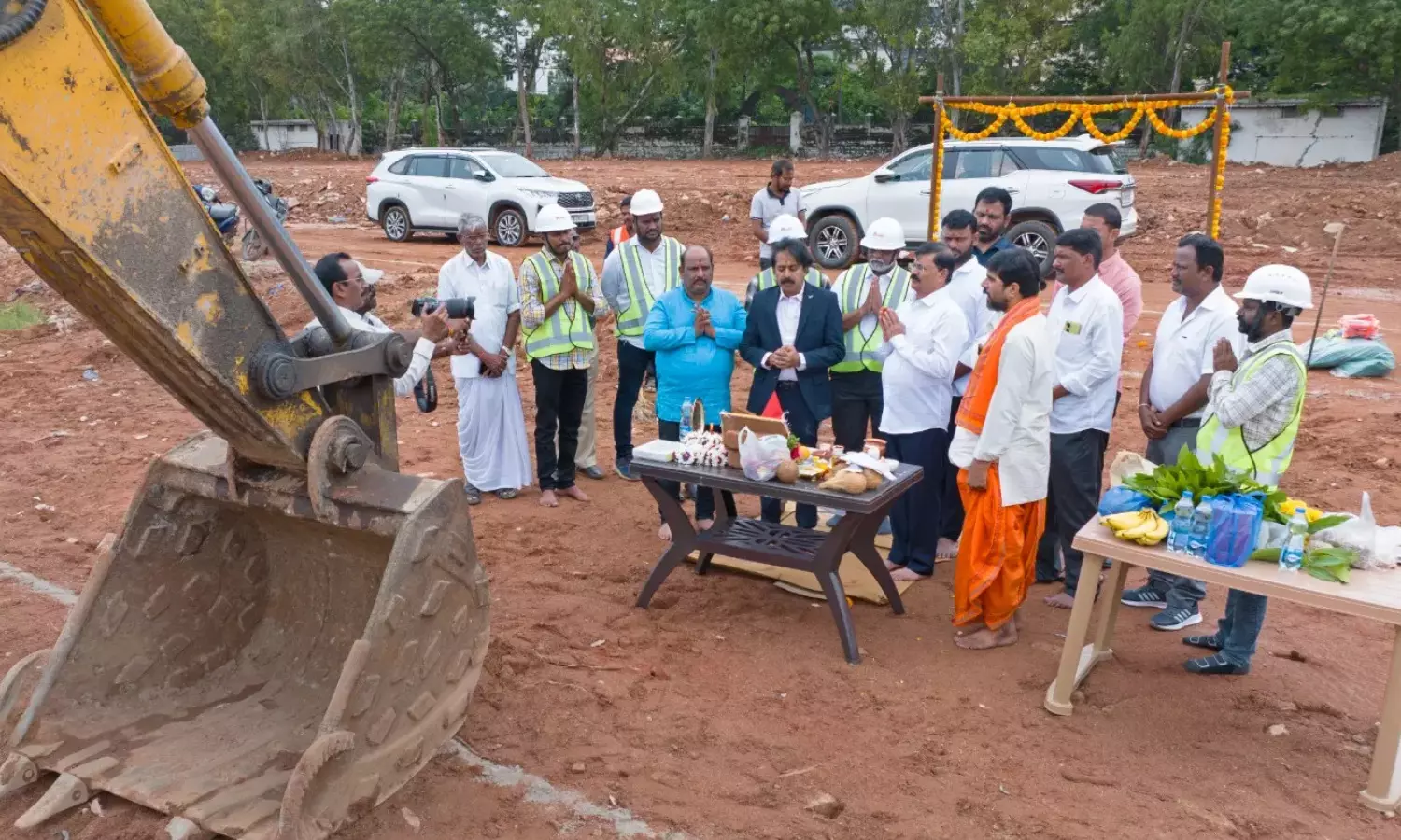 MEIL begins construction of osmania general hospital new buildings in hyderabad