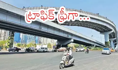 empty Hyderabad streets during Dasara holidays with no traffic or crowds.