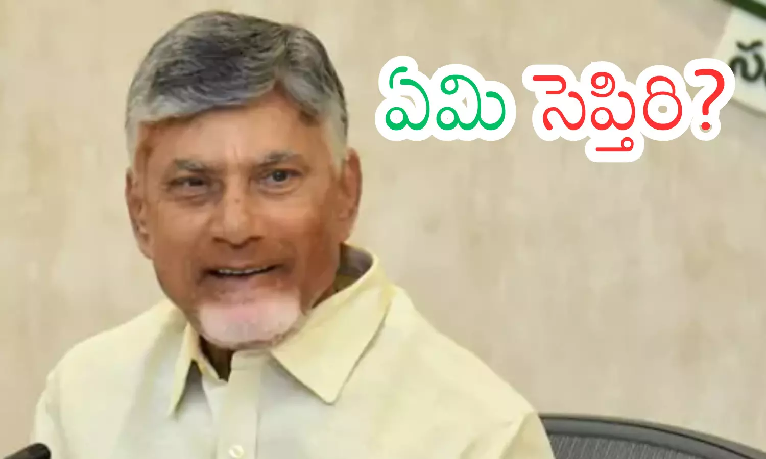 chandrababu naidu speaking at a party meeting, urging ministers to coordinate with district mlas.