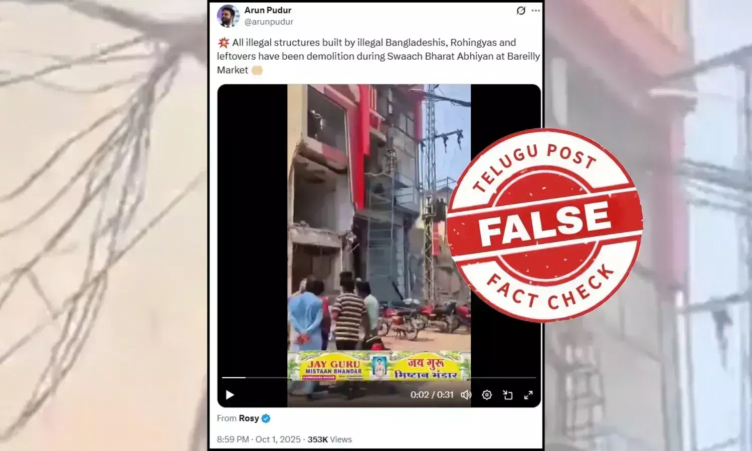 Bareilly demolition video Bareilly demolition video